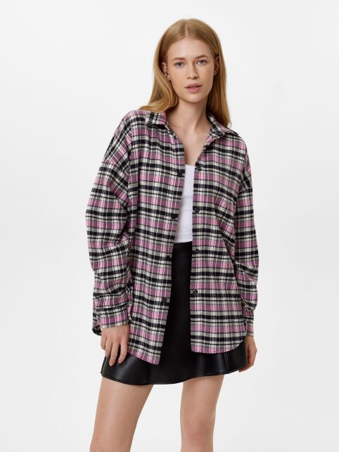 Рубашка с хлопком в клетку LRU 3323 - купить в интернет-магазине Conte