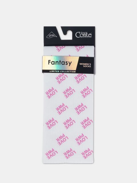 Удлиненные носки из лимитированной коллекции с рисунками "Love PWR" - купить в интернет-магазине Conte