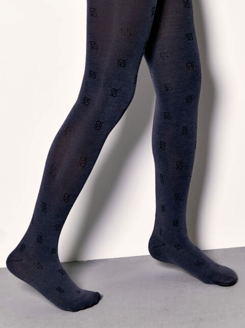 Хлопковые колготки с отсылкой к логотипу бренда - купить в интернет-магазине Conte