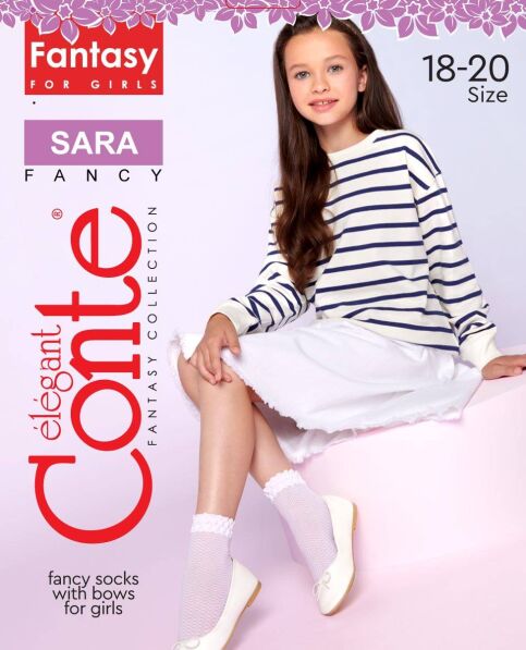 Носки с ажурным рисунком SARA - купить в интернет-магазине Conte