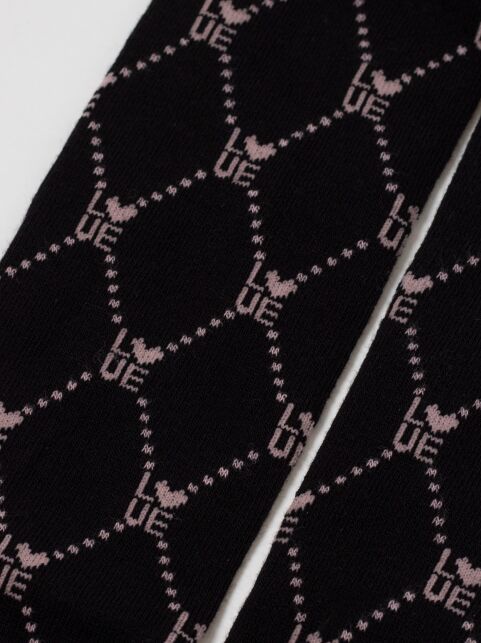 Колготки из хлопка с геометрическим рисунком «Love» - купить в интернет-магазине Conte