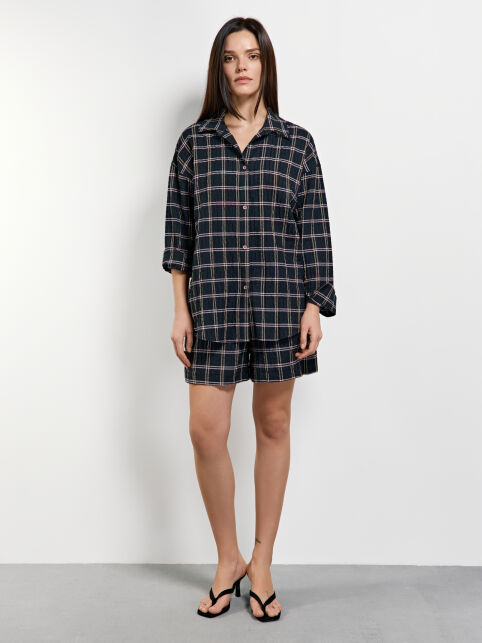 Рубашка в клетку LRU 3321 - купить в интернет-магазине Conte