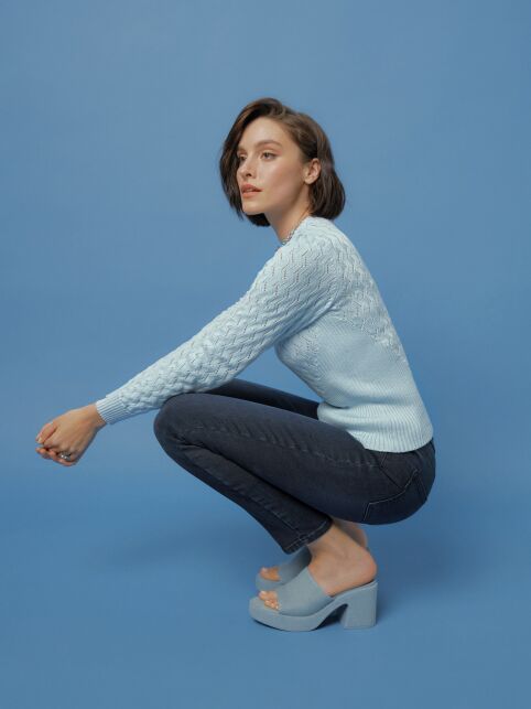 Моделирующие джинсы skinny с высокой посадкой CON-588 Моделирующие джинсы skinny с высокой посадкой CON-588 - купить в интернет-магазине Conte
