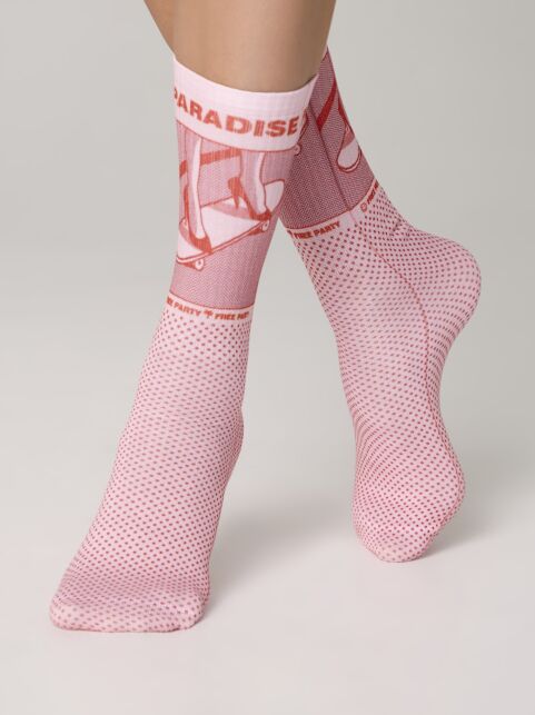 Удлиненные носки с хлопком «Paradise» - купить в интернет-магазине Conte