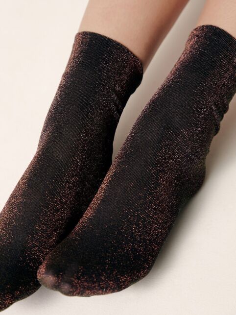 Сияющие носки цвет shiny с люрексом - купить в интернет-магазине Conte