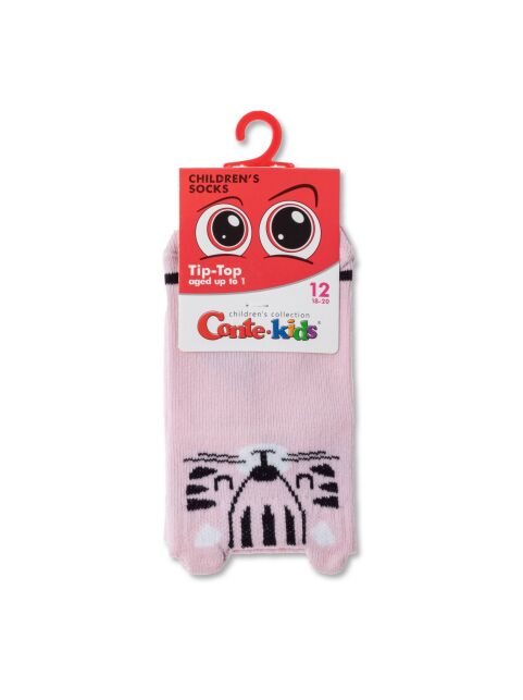 Короткие носки с декоративными ушками «Тигрёнок» - купить в интернет-магазине Conte