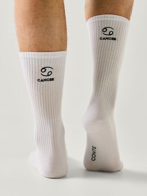 Удлинённые хлопковые носки с вышивкой «Рак» - купить в интернет-магазине Conte