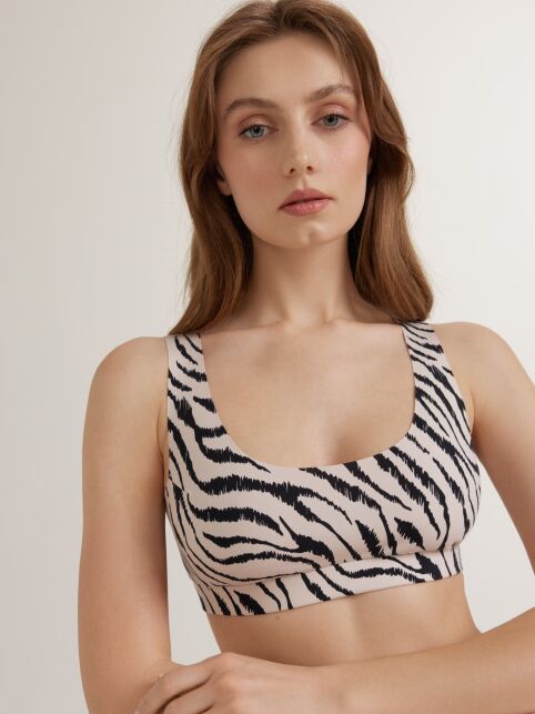 Бесшовное бюстье из хлопка INVISIBLE LBE 1434 - купить в интернет-магазине Conte