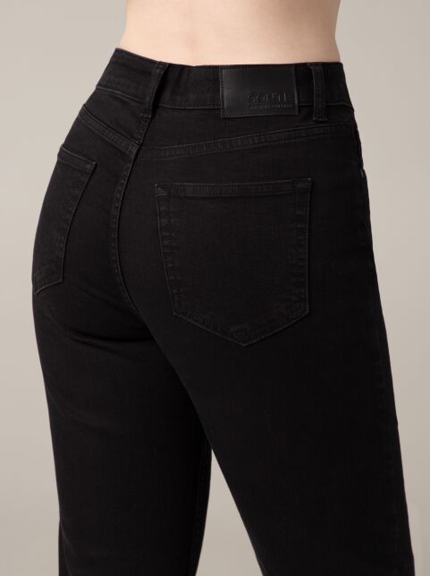 Классические джинсы size plus с высокой посадкой CON-715 - купить в интернет-магазине Conte