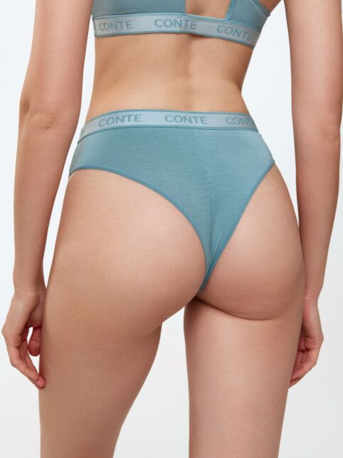 Трусы «бразилиано» из тонкого модала с декоративными линиями BODY TOUCH LBR 3196 - купить в интернет-магазине Conte