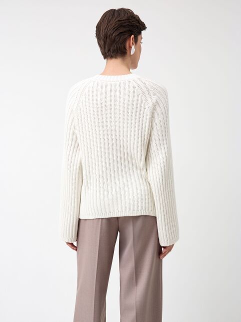 Джемпер объёмного силуэта из хлопковой пряжи LDK 24117 - купить в интернет-магазине Conte