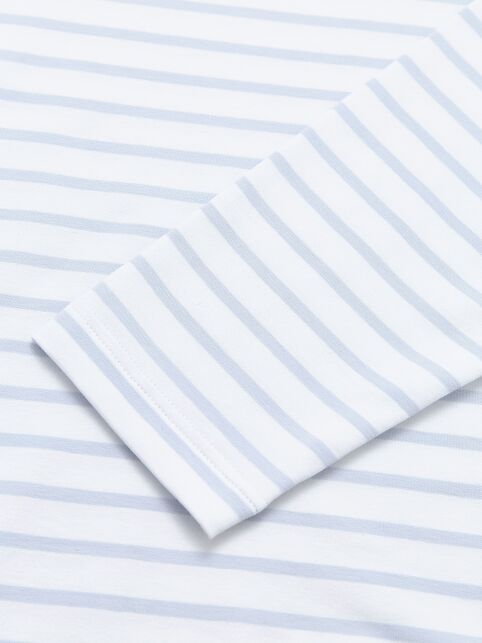 Лонгслив свободного кроя из хлопка в полоску LD 3293 Лонгслив свободного кроя из хлопка в полоску LD 3293 - купить в интернет-магазине Conte