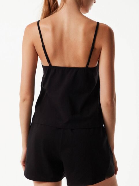 Свободный топ из анималистичного кружева и хлопка Zebra LHW 1354 - купить в интернет-магазине Conte