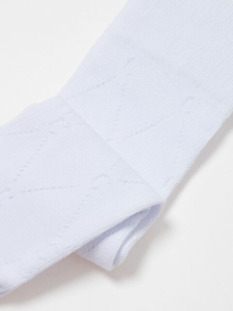 Гольфы из хлопка в ажурные ромбы и отсылкой к логотипу бренда, модель 007 - купить в интернет-магазине Conte