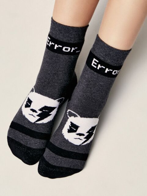 Махровые носки SOF-TIKI с рисунками "Bear Error" - купить в интернет-магазине Conte