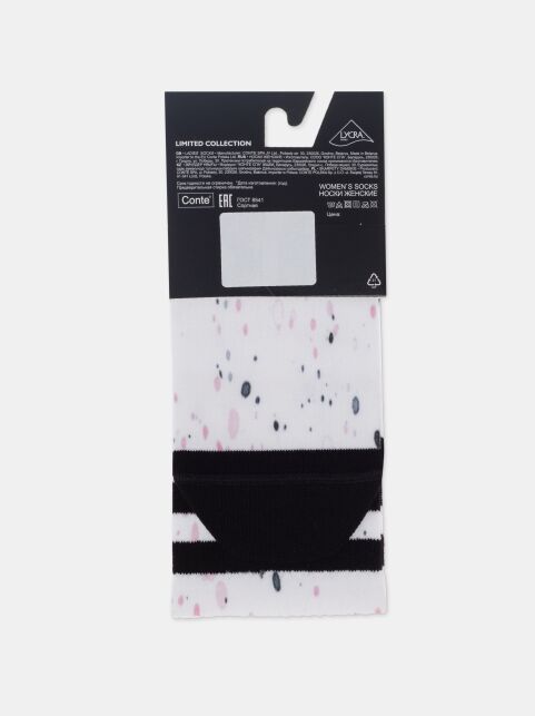 Удлиненные носки из лимитированной коллекции с рисунком «Paint marks» - купить в интернет-магазине Conte