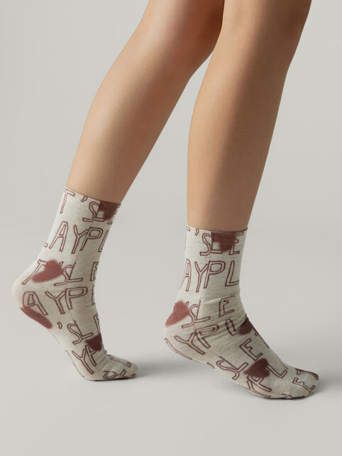 Носки из пряжи со льном «Let's play» - купить в интернет-магазине Conte