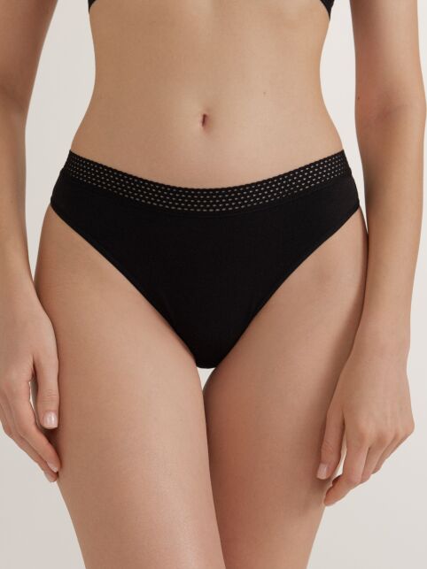 Трусы «бикини» из хлопка и кружева GOTIC LB 3005 - купить в интернет-магазине Conte