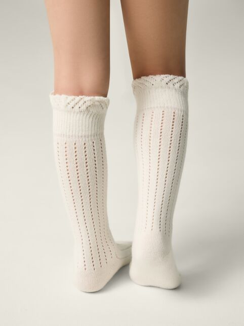 Гольфы с воздушными рюшами и хлопком MISS - купить в интернет-магазине Conte