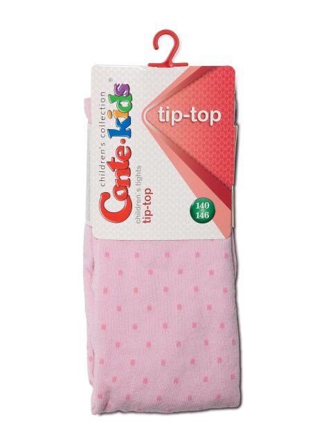 Колготки хлопковые детские TIP-TOP светло-розовый - купить в интернет-магазине Conte