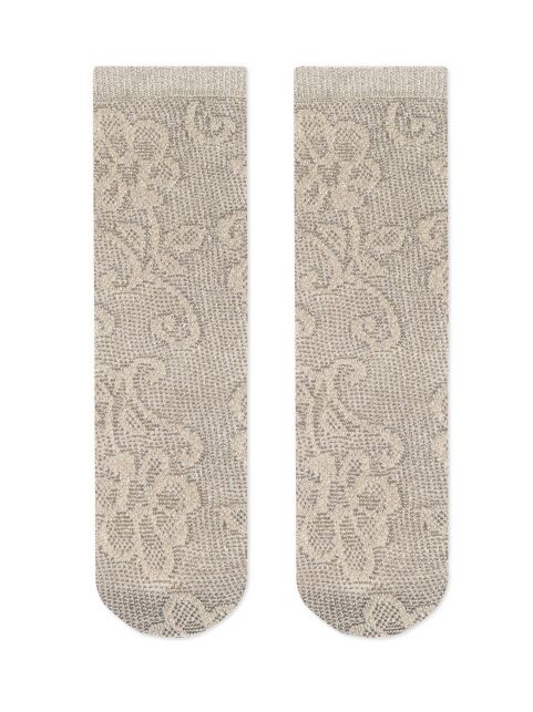 Удлиненные ажурные носки с люрексом - купить в интернет-магазине Conte