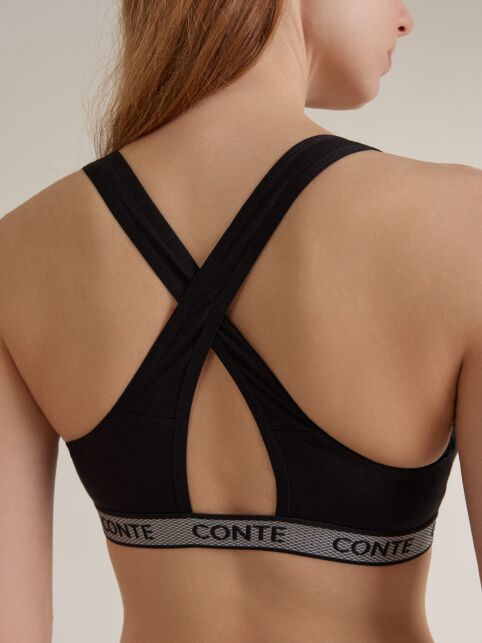 Бюстье из тонкого модала с перекрёстными бретелями BODY TOUCH LBE 3209 - купить в интернет-магазине Conte