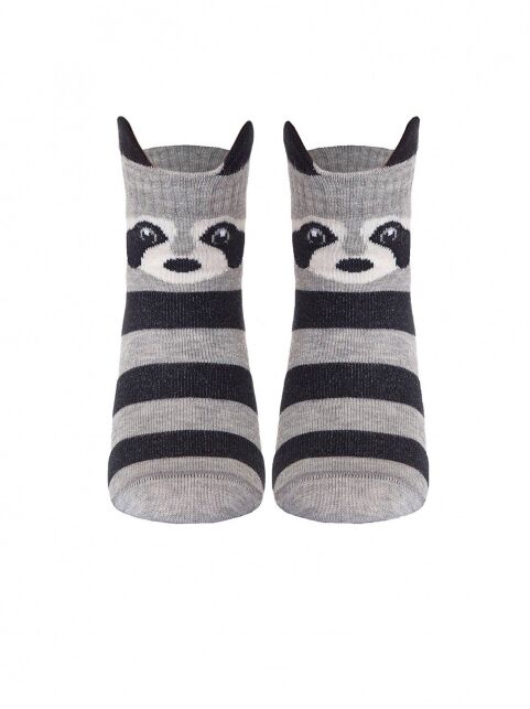 Короткие носки с декоративными ушками «Енотики» - купить в интернет-магазине Conte