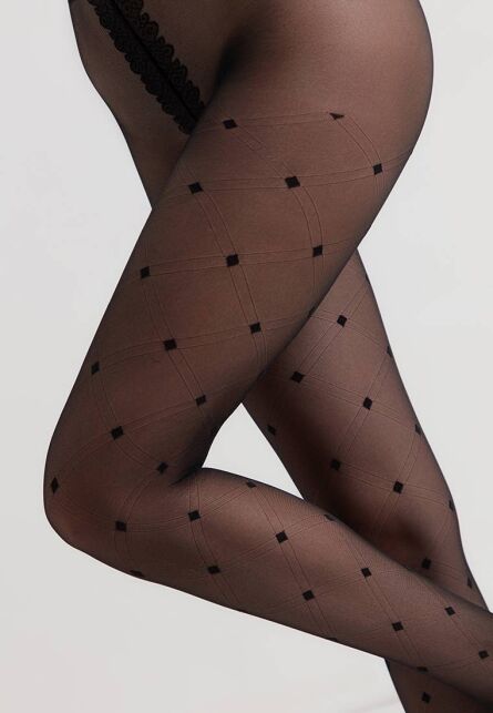 Колготки c рисунком «ромбы» SHAPE - купить в интернет-магазине Conte