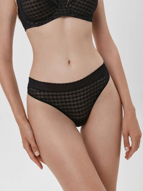 Трусы «танга» в гусиную лапку Body Couture RP6114 - купить в интернет-магазине Conte