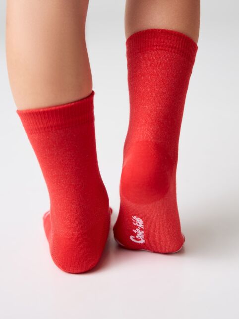 Новогодние носки с пикотом «Рудольф» - купить в интернет-магазине Conte