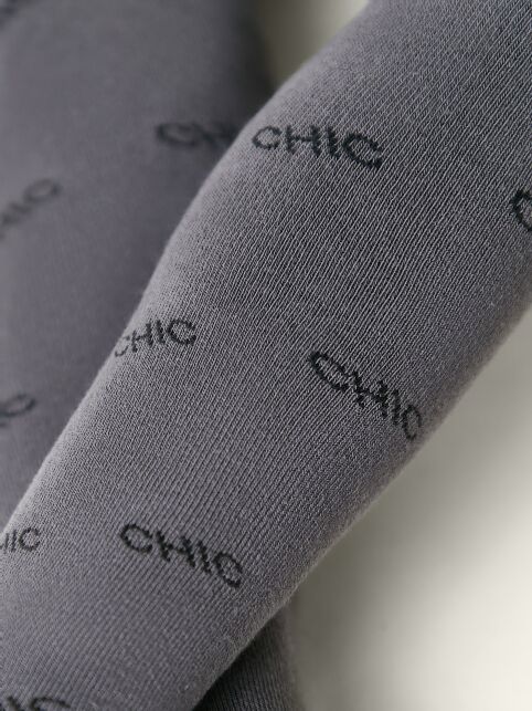 Колготки SOF-TIKI (махровые внутри) с надписью "chic" - купить в интернет-магазине Conte