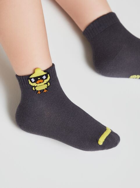 Удлиненные носки в рубчик с декоративным пикотом “Chick” - купить в интернет-магазине Conte