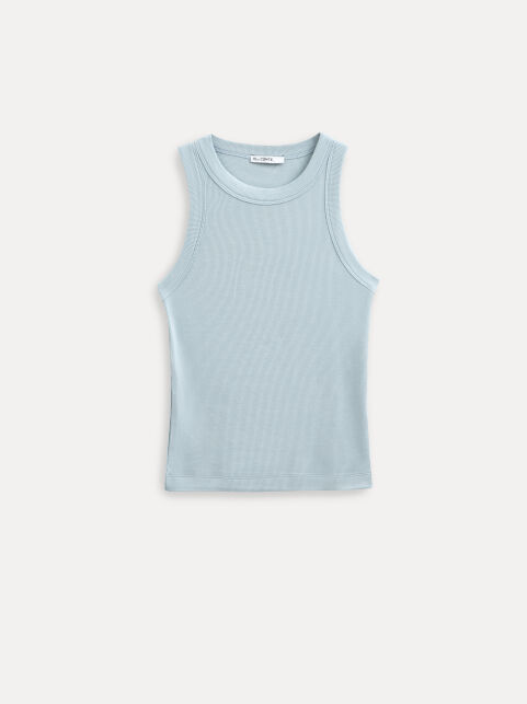 Топ в рубчик из вискозы LT 3419 - купить в интернет-магазине Conte