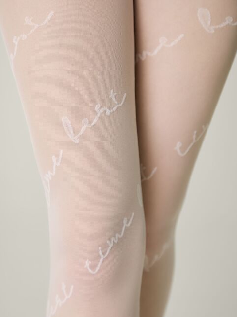 Колготки с рисунком «Time best» GRACE - купить в интернет-магазине Conte